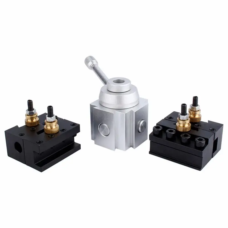 Mini CNC Lathe Tool Holder Quick Change Post Cutter Screw Kit Set Boring Bar Turning Facing Wrench | Инструменты