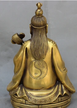 Бесплатная доставка &ltкитайская Бронзовая статуя Руи Лао Джун Божий Алхимия