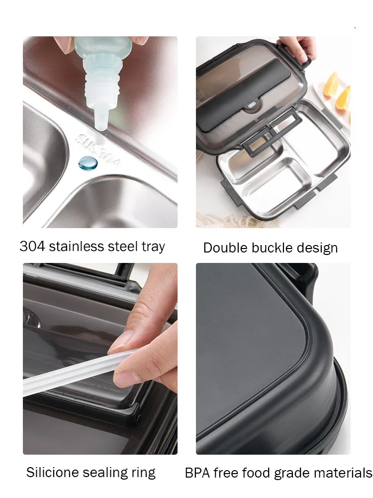 Ланч-бокс из нержавеющей стали с термоизоляцией для детей | Дом и сад