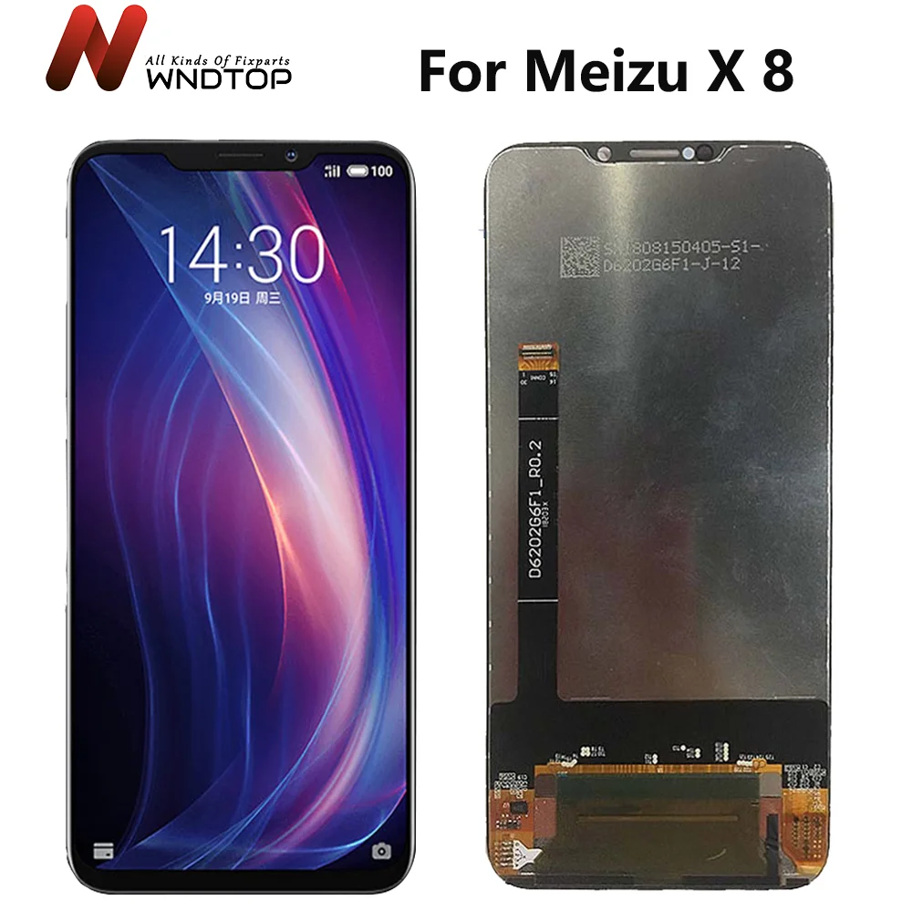 Новинка 100% ЖК-дисплей Meizu X8 сменный + дигитайзер сенсорного экрана чехол для