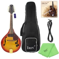 m mbat a style mandolin 8 string guitar spruce wood traditional mandolin set musical string instrument for benginners with bag