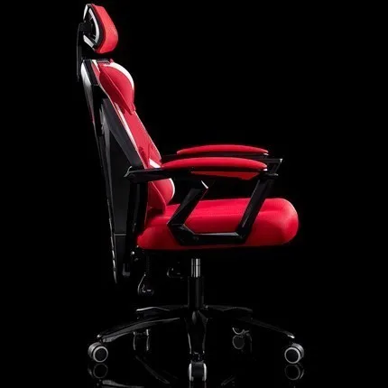 deep red Роскошное Качество Esports 1220 игровая Poltrona дышащая подушка ажурное колесико для офисного кресла бытовые стальные ножки Silla Gamer - Color: deep red