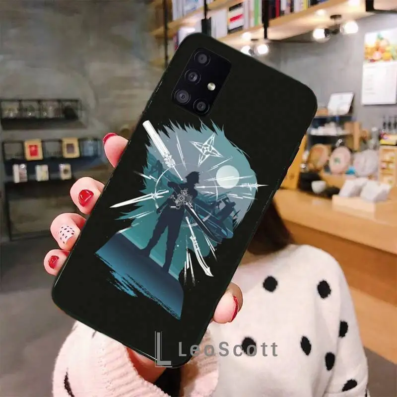 

Final Fantasy VII New Game Continue Phone Case For Samsung A32 A51 A52 A71 A50 A12 A21S S10 S20 S21 Plus Fe Ultra