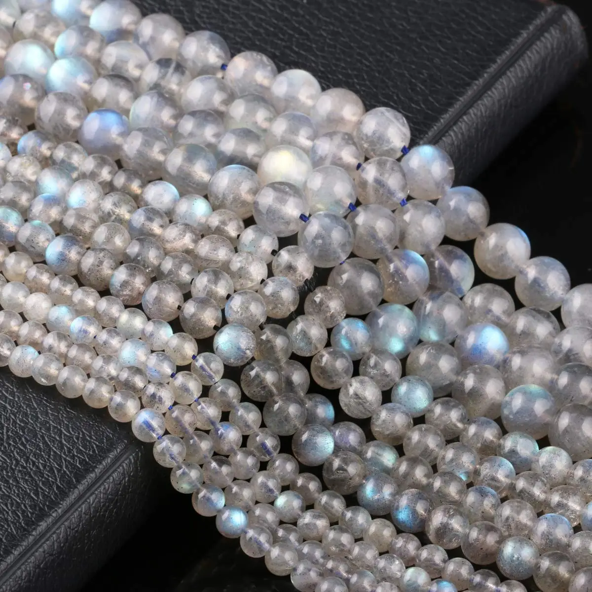 Бусины Из Натурального Лабрадорита, 4, 6, 8 мм Бусины Из Натурального Лабрадорита, 4, 6, 8 мм