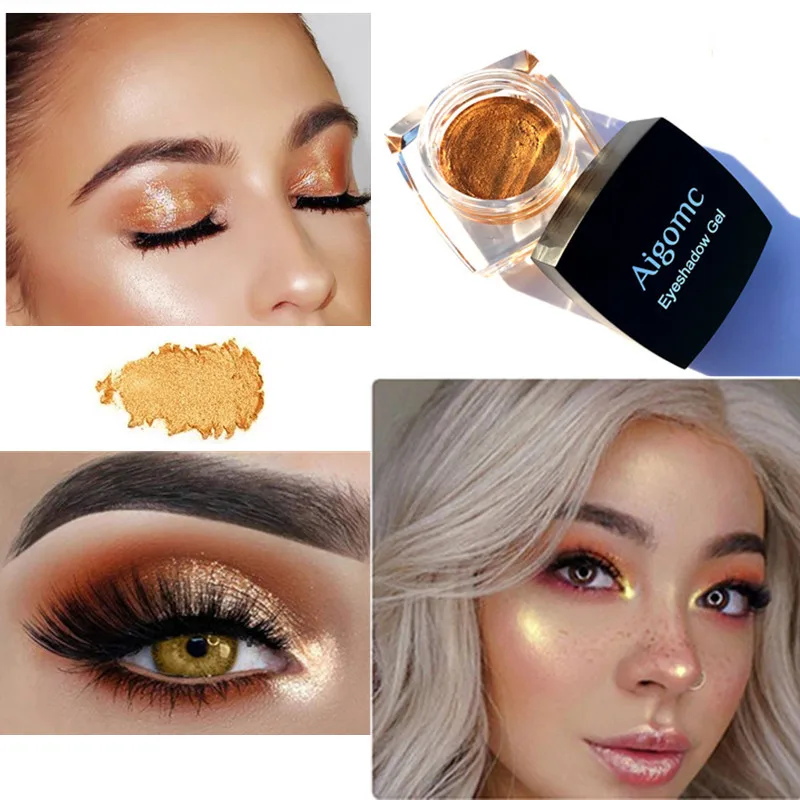 Косметический набор теней для век 6 цветов цветной макияж жемчужный крем тени