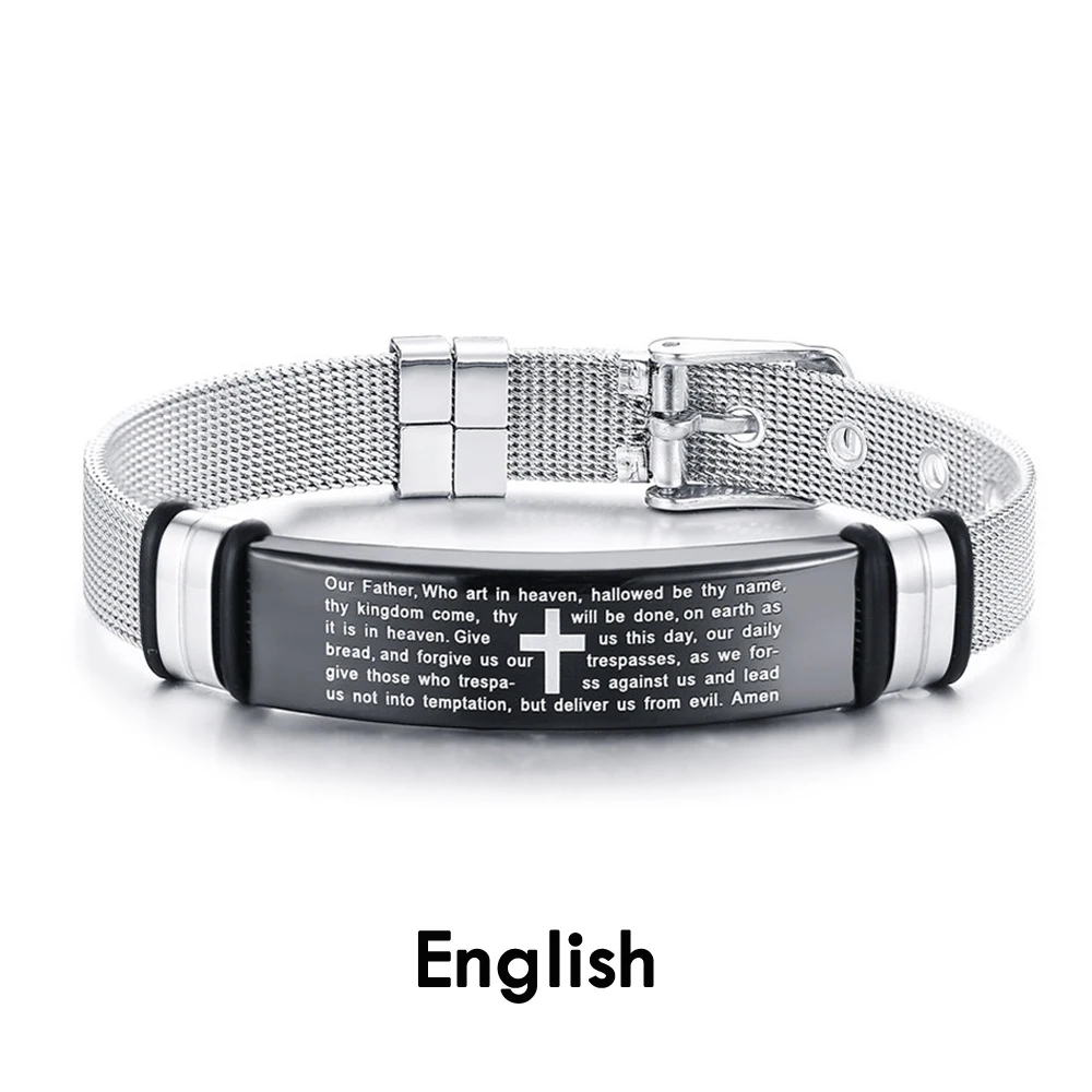 Мужские браслеты 2019 модные ювелирные изделия браслет из титановой стали мужской