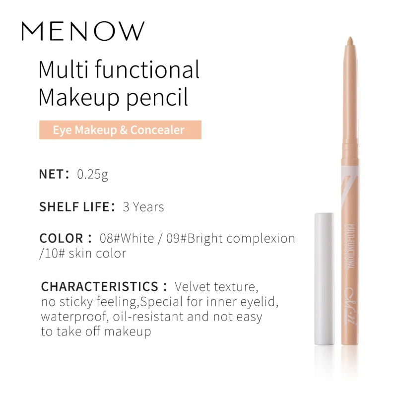 Многофункциональная белая подводка для глаз вращающийся автоматический