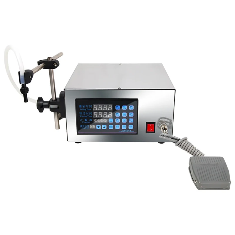 

Single Head / Double Head Automatic Liquid Quantitative Filling Machine LCD CNC Milk Drink Small Packing Machine Filling Tools