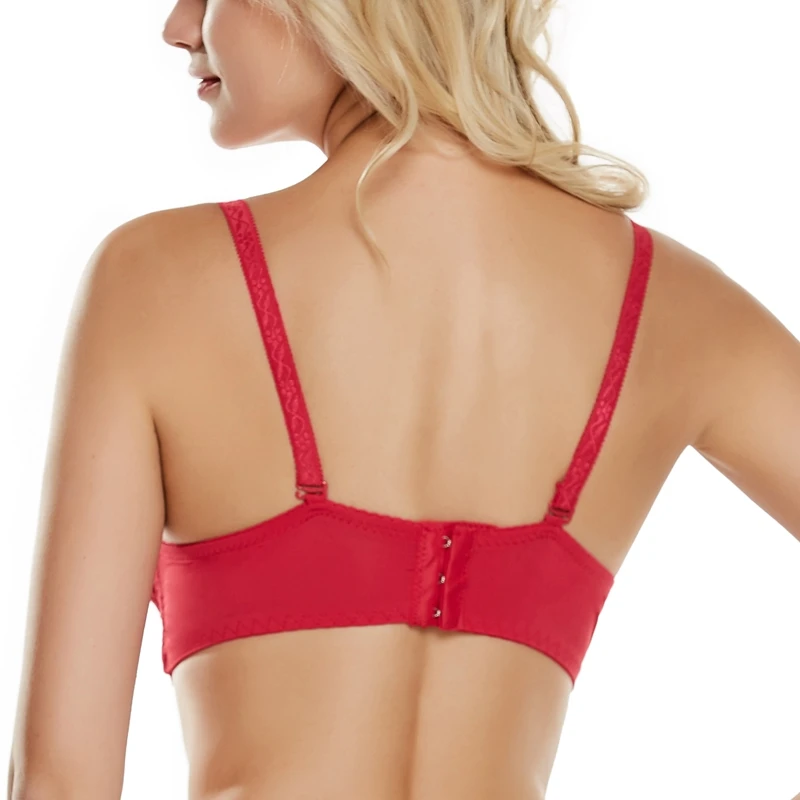 Beauwear мягкий пуш ап женский бюстгальтер нейлон спандекс кружева Emboridery плюс размер
