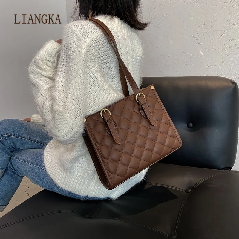 

Designer PU Leather Crossbody Bags for Women 2021 Winter Fashion Large Capacity Shoulder Bag Lady Luxury Small Handbags Purses