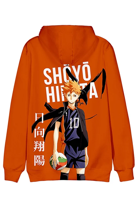 Haikyuu Kuroo Tetsurou No1 Толстовка для косплея Хината шойо No10 пуловер с капюшоном детское