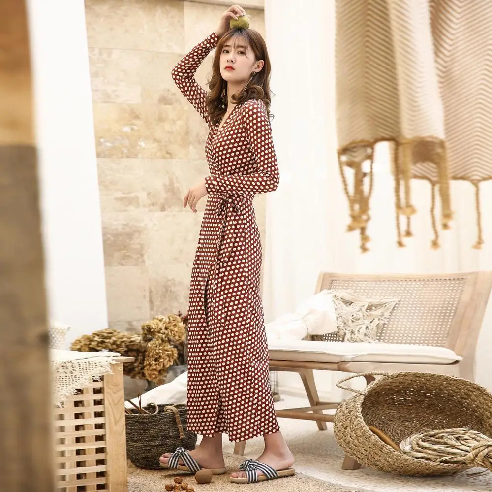 2020 spring summer Vintage Midi Dresses Korean Women Bodycon Velvet Dress Party V-Neck Pleated Ladies With Belt | Женская одежда