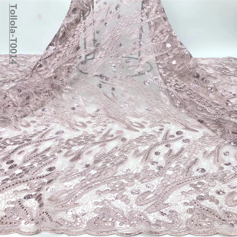 Последняя африканская кружевная ткань с аппликацией высококачественное