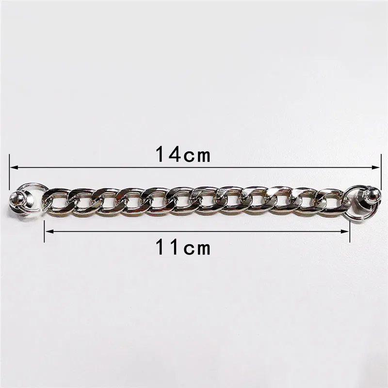 

Metal double head chain hand strap mobile phone case chain For Decoration DIY Jewelry Finding chain Accessories