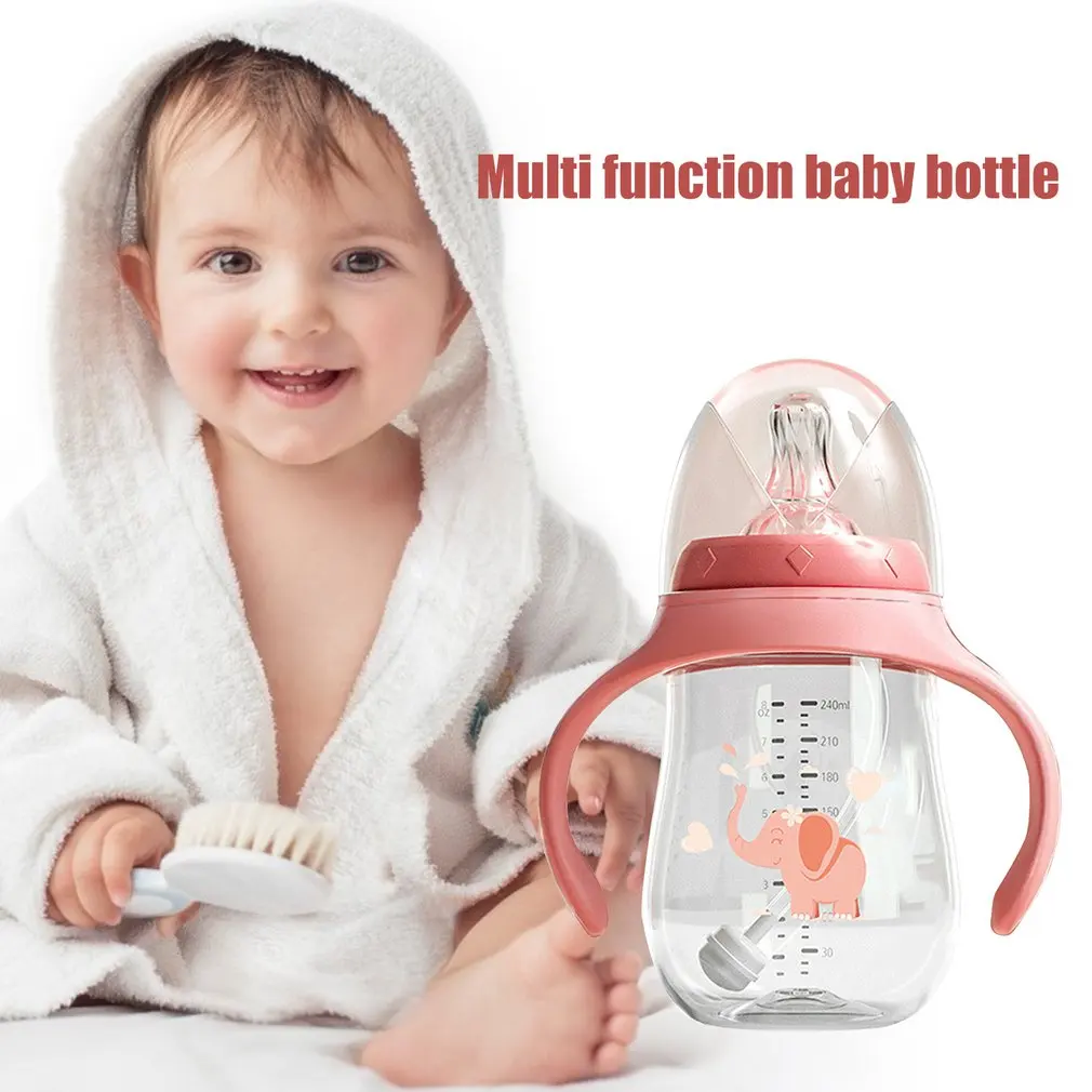 Бутылочки для младенцев чашка питья бутылочка кормления с широким уровнем