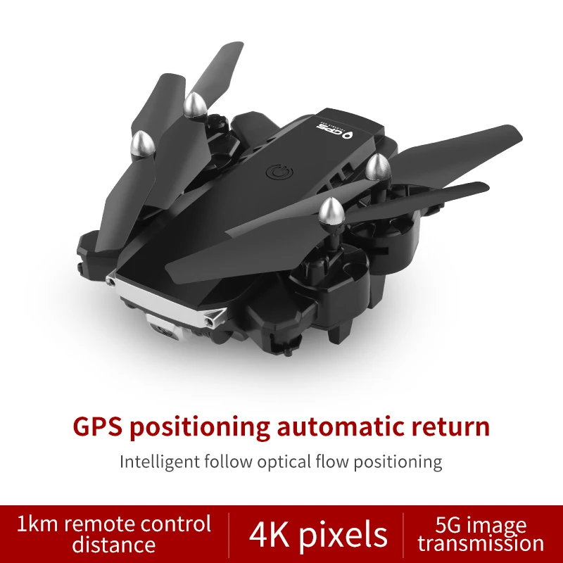 

K2 PRO GPS Drone with HD Dual Camera Fixed Height Quadcopter Long Endurance Folding Drone 4k Aerial Aircraft RC Helicopter