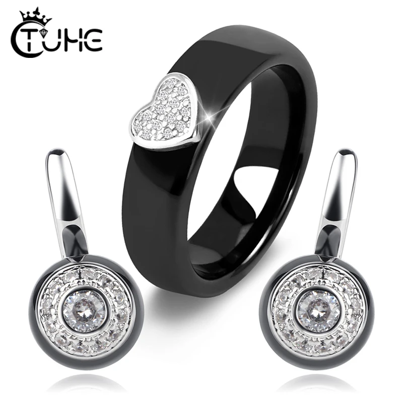 Женский комплект украшений в африканском стиле набор из керамических колец и