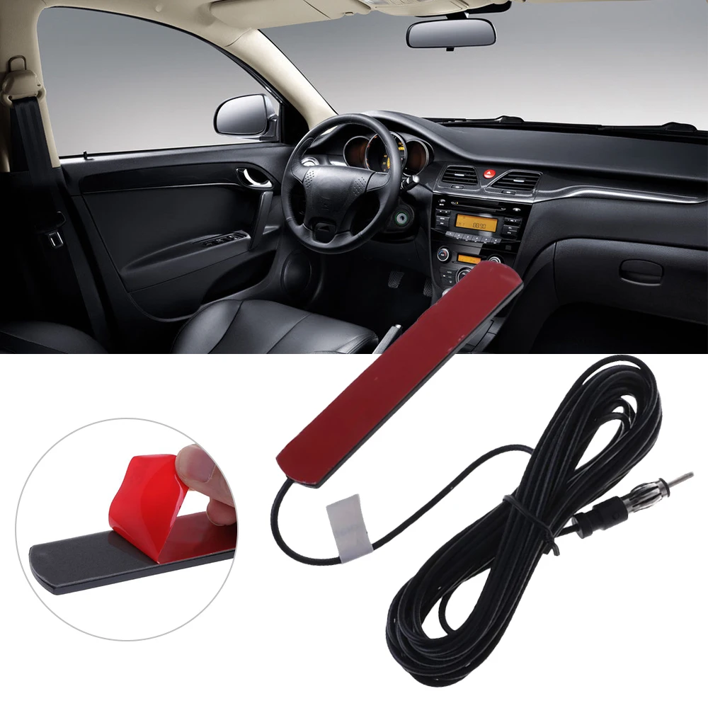 Универсальный автомобильный радиоприемник FM антенна усилитель сигнала