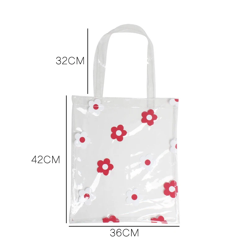 Youda прозрачный ПВХ материал Модная женская сумка большая емкость Портативная для