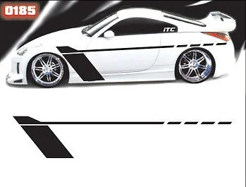 

For 2xVINYL GRAPHICS DECAL STICKER CAR BOAT AUTO TRUCK 80" MT-185-Y Car styling