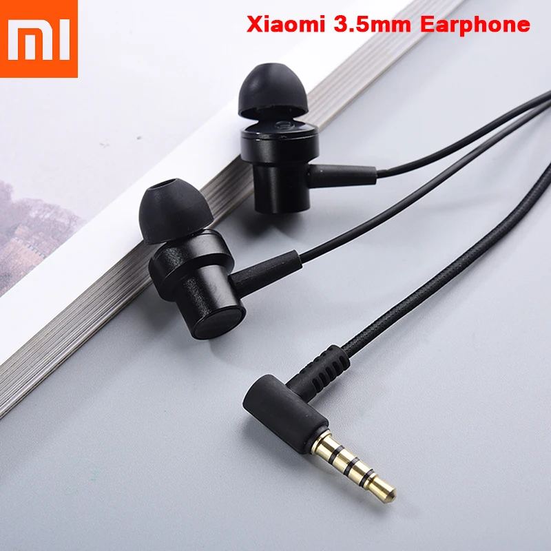 Наушники-вкладыши Xiaomi Mi 3 5 мм двойные динамические наушники с микрофоном для 10T Pro