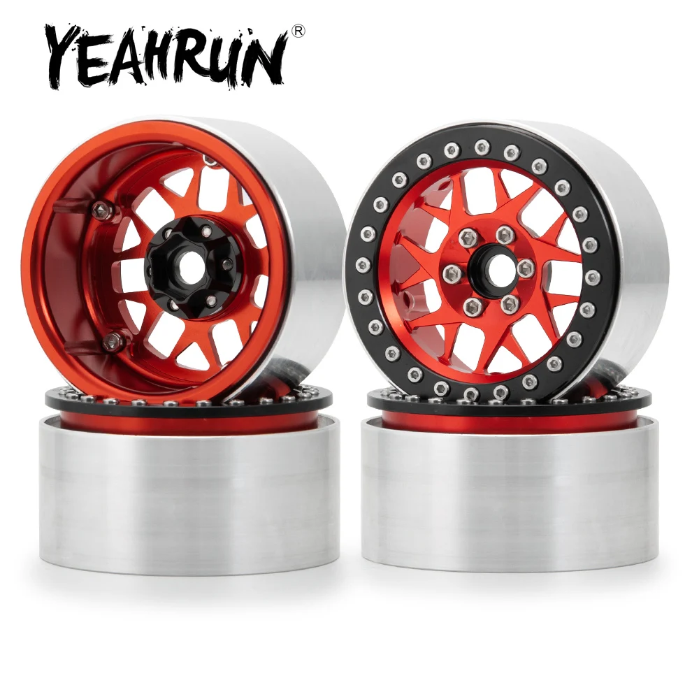 

Колесные диски YEAHRUN из металлического сплава, 2,2 дюйма, для TRX4 Axial SCX10 CC01 D90 1:10, модель автомобиля на гусеничном ходу