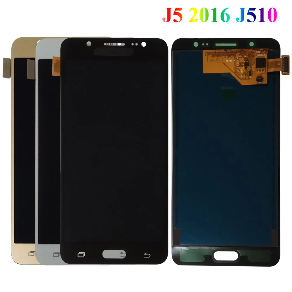 

5.2" J510 LCD For Samsung Galaxy J5 2016 J510 Display Touch Screen J510FN J510F J510M J510H J510Y J510G Panel Digiziter Replace