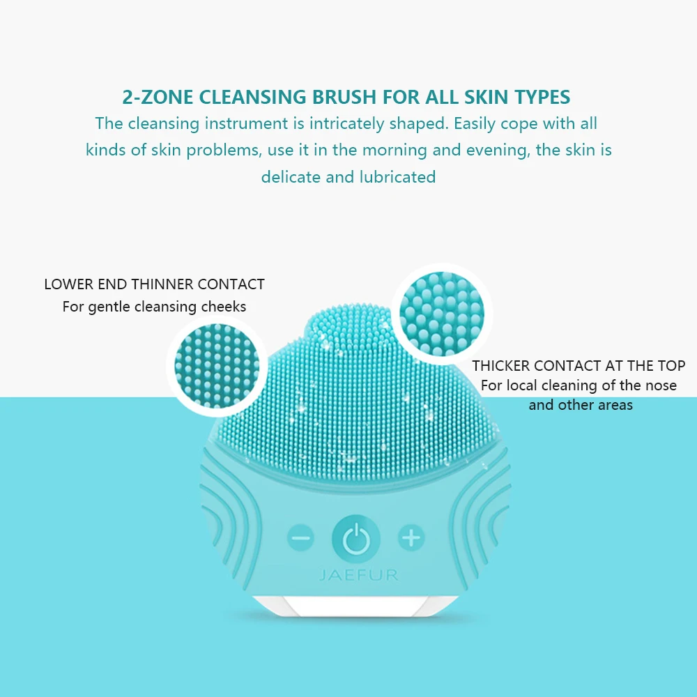 Ультра sonic Электрический Уход за лицом Чистящая Щетка массажная Sonic мини уход