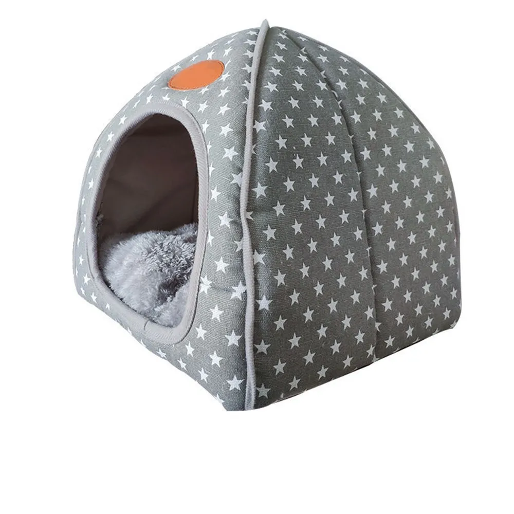 Экологичное кресло-кровать для кошек спальный мешок со съемным матрасом Теплый