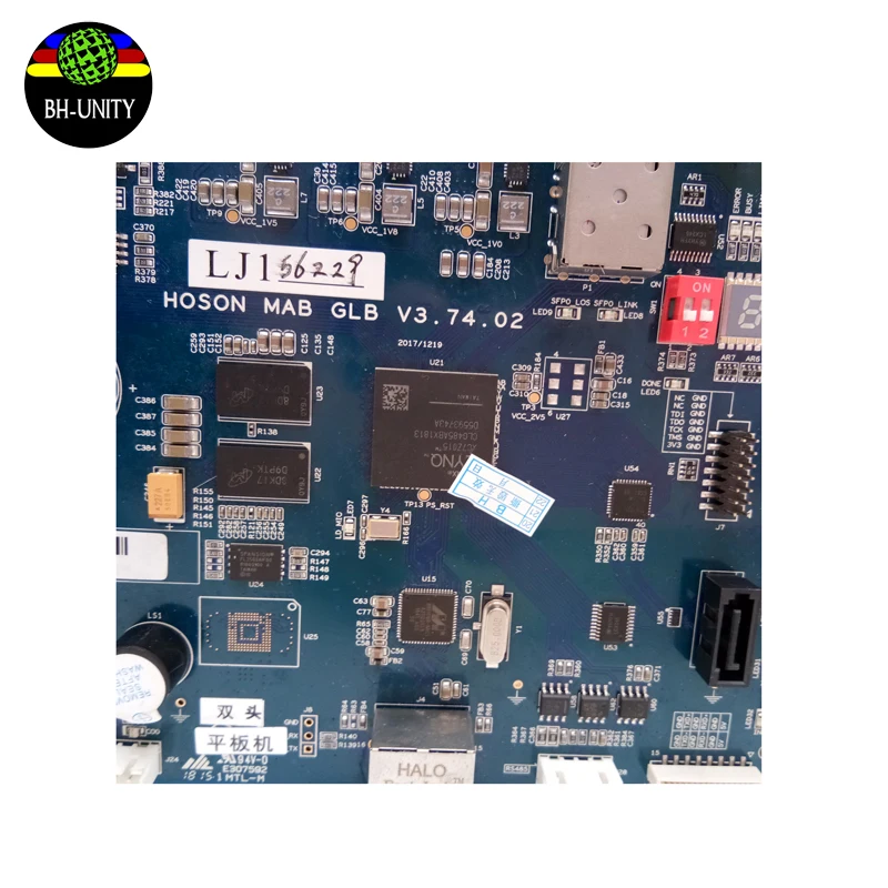 Printer Upgrade Board Hoson XP600 Double Head UV Board Kit DX10 DX11 Mainboard Headboard Set for UV Flatbed Machine
