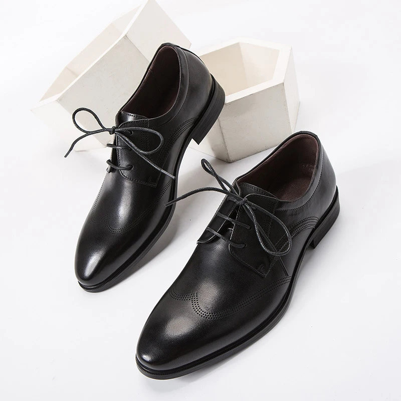 Мужские туфли из натуральной кожи в британском стиле|Туфли| |