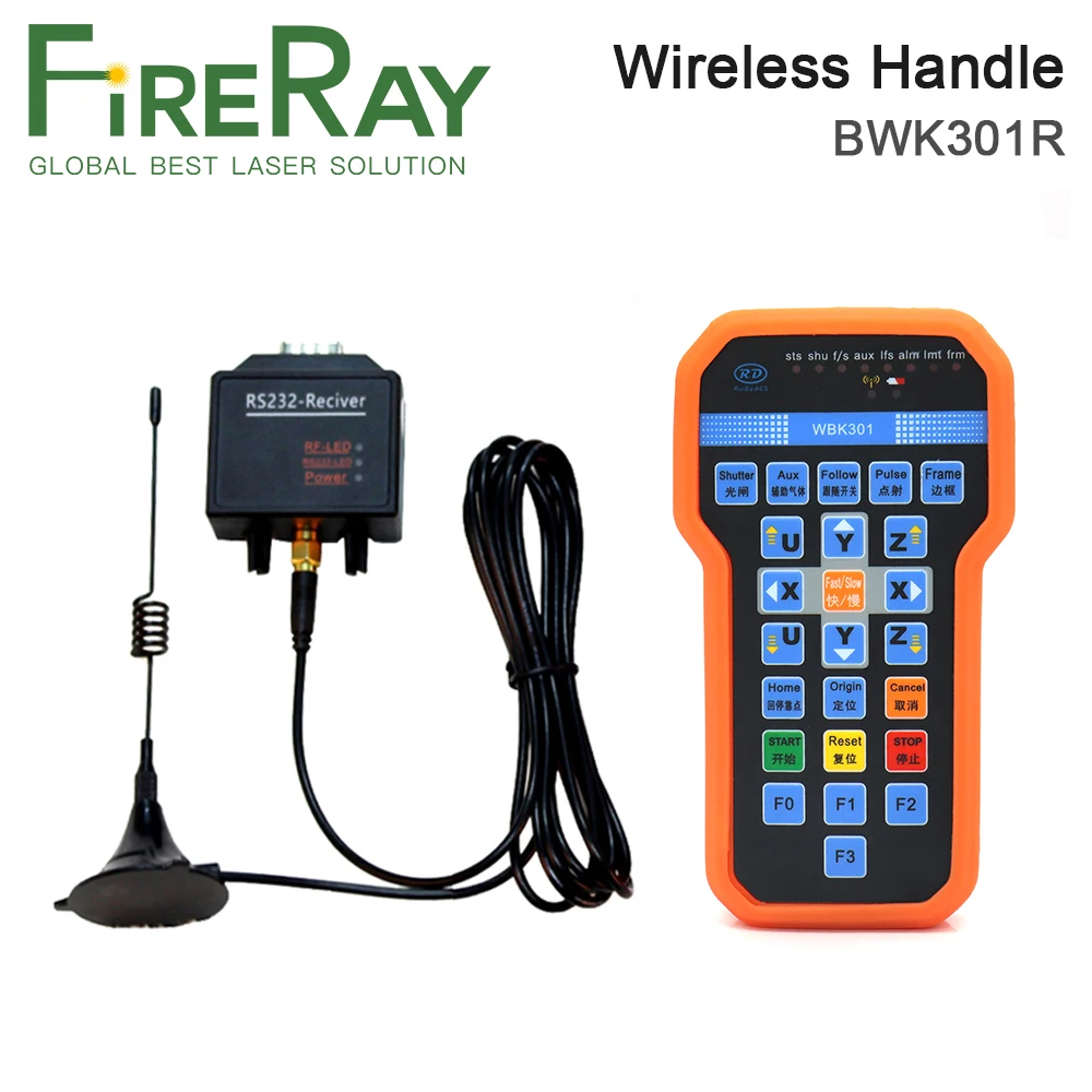 Беспроводная Рабочая ручка FireRay Ruida BWK301R для лазерного контроллера серии RDC644X RDC6442S