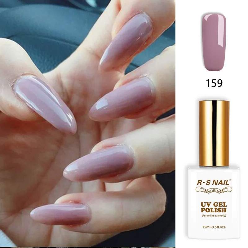 RS NAIL 15 мл УФ-цветной светодиодный Гель-лак 308 цветов Гель-лак для ногтей#121-180 Esmalte Permanente набор гель-лака(3