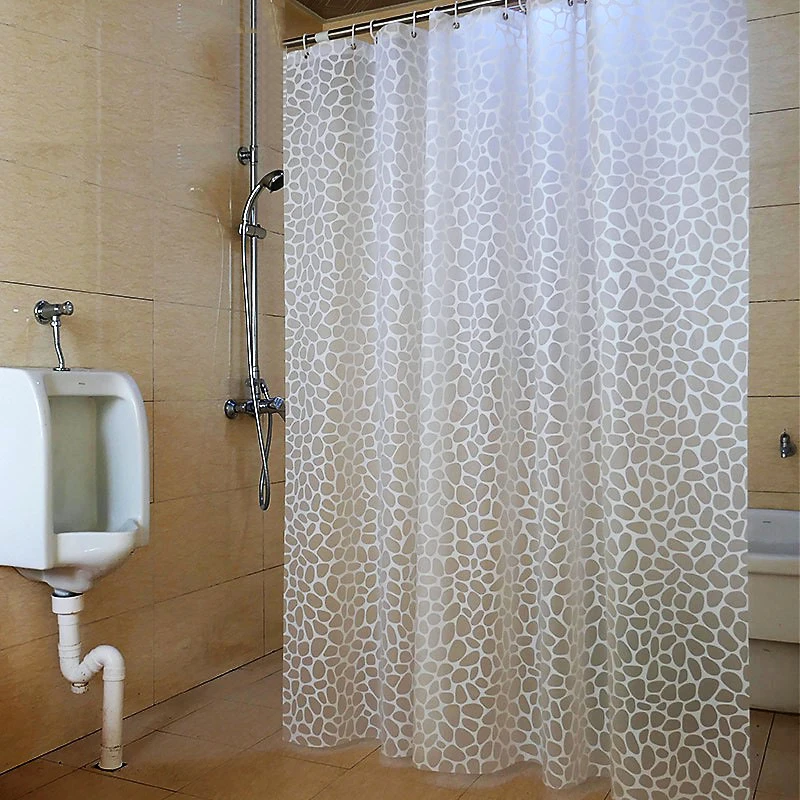 Простые водонепроницаемые занавески для душа декоративные бесконечные из ПЭВА