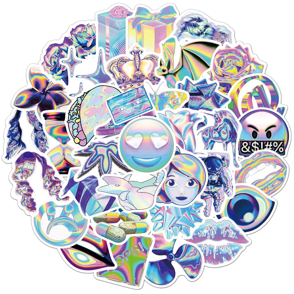 

10/30/50 шт., водонепроницаемые наклейки для ноутбука