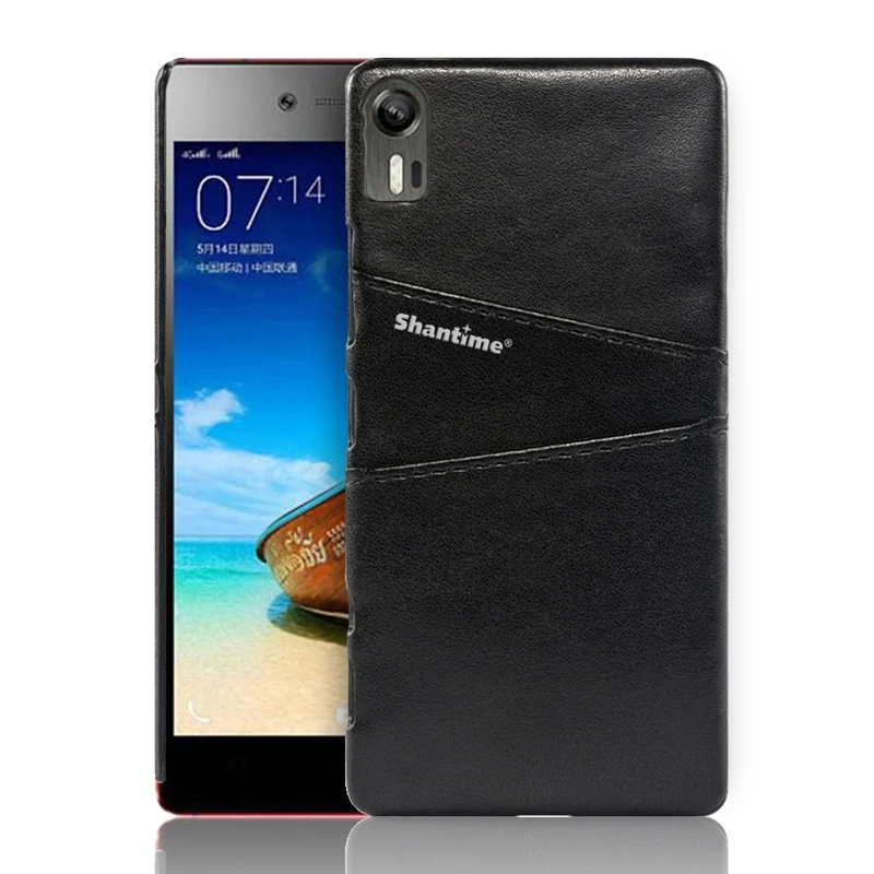 BLACK Винтажный чехол-бумажник из искусственной кожи для lenovo Vibe Shot, чехол-сумка для телефона lenovo Vibe Shot Z90, чехол с отделениями для визиток - Цвет: BLACK