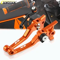 motorcycle cnc aluminum accessories dirt bike handle folding brake clutch lever for 65 85 105 125 144 150 250 450 525 540 sx