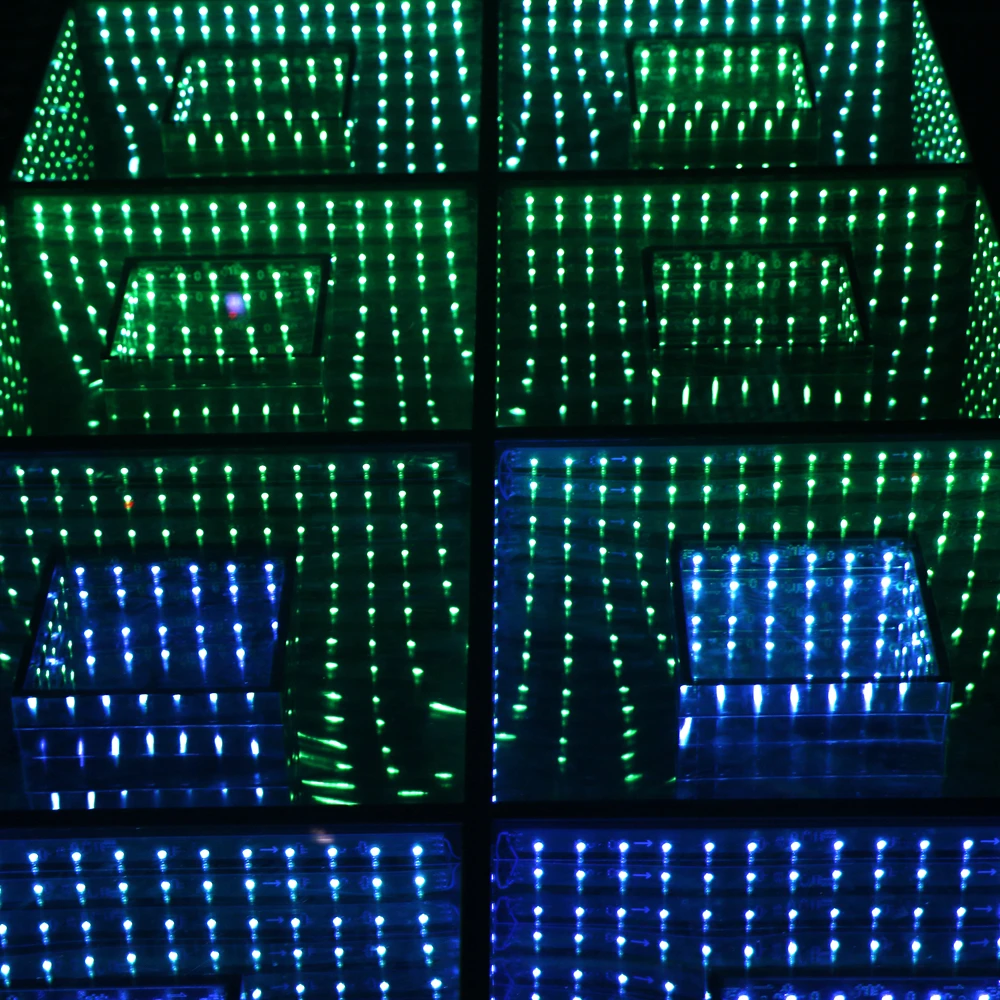 Зеркало для свадебного декора TIPTOP 3D Led танцевальный Пол со временем и эффектом