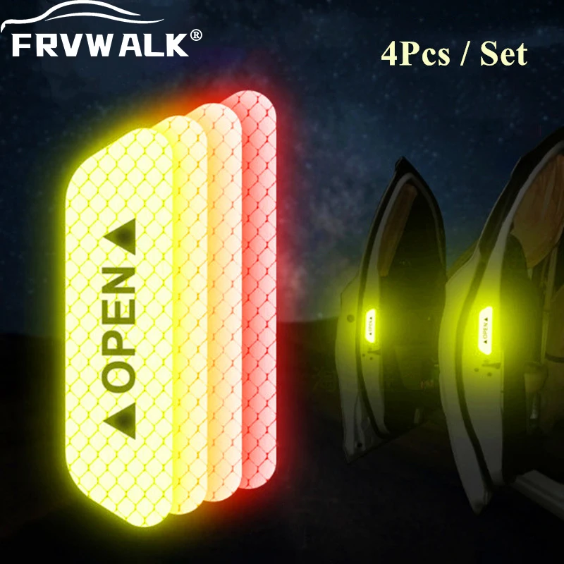 

4 шт./компл. наклейки на двери автомобиля «сделай сам»