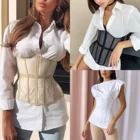 Ремень женский сетчатый эластичный, широкий, 2021