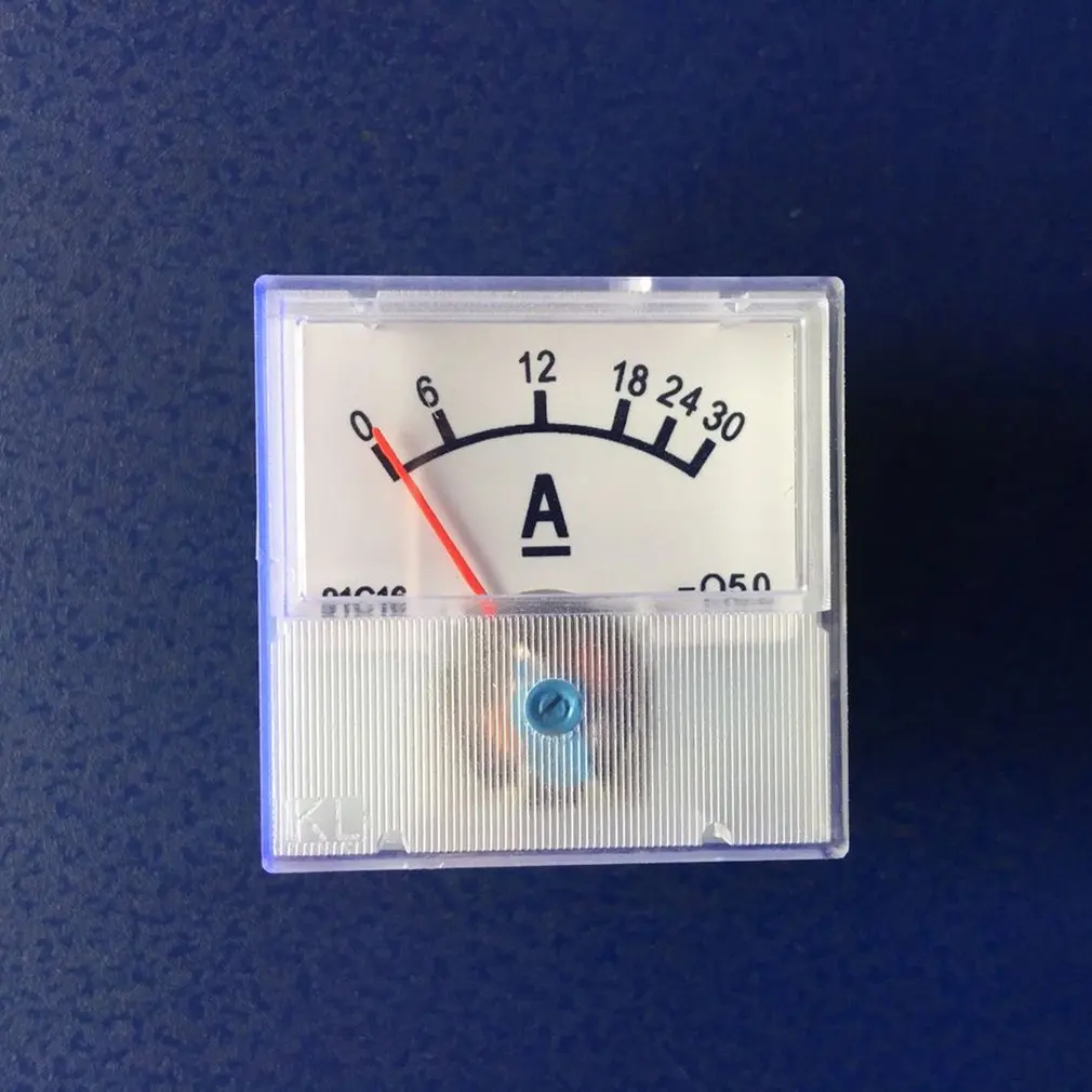Applied DC Circuit Analog Current Meter Panel Pointer Gauge Mechanical Ammeters Voltage Measurement Tools Easy Reading | Инструменты