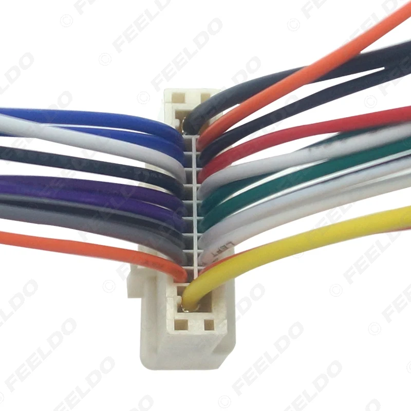 Автомобильный 20-контактный аудио стерео адаптер жгута проводов FEELDO для