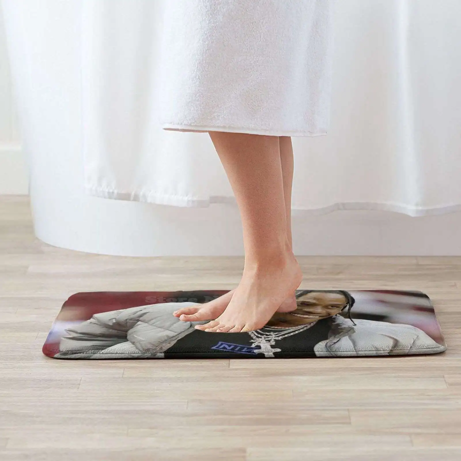 Удобный коврик для двери Smile Travissott с подушкой для ковра