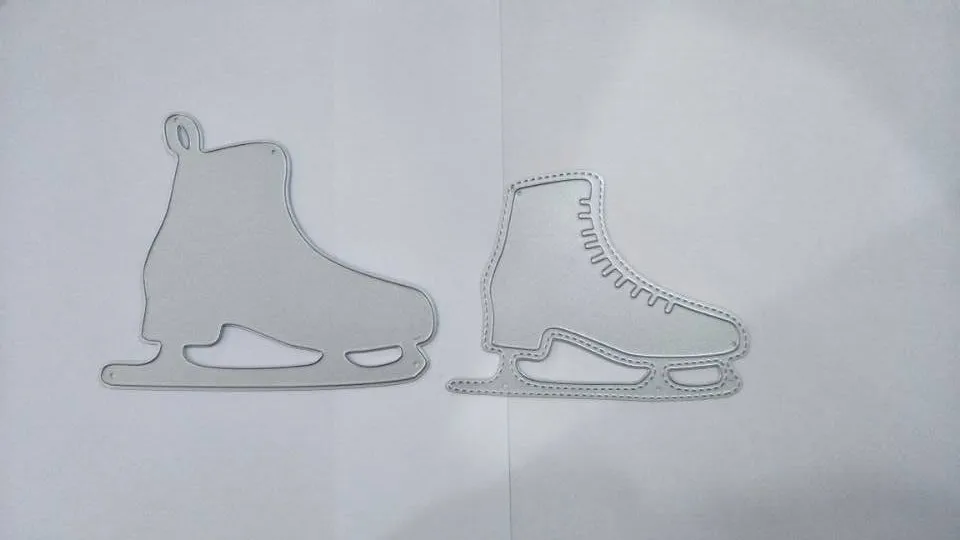 1 пара для катания на льду шейкер металлический Трафаретный вырубной штамп