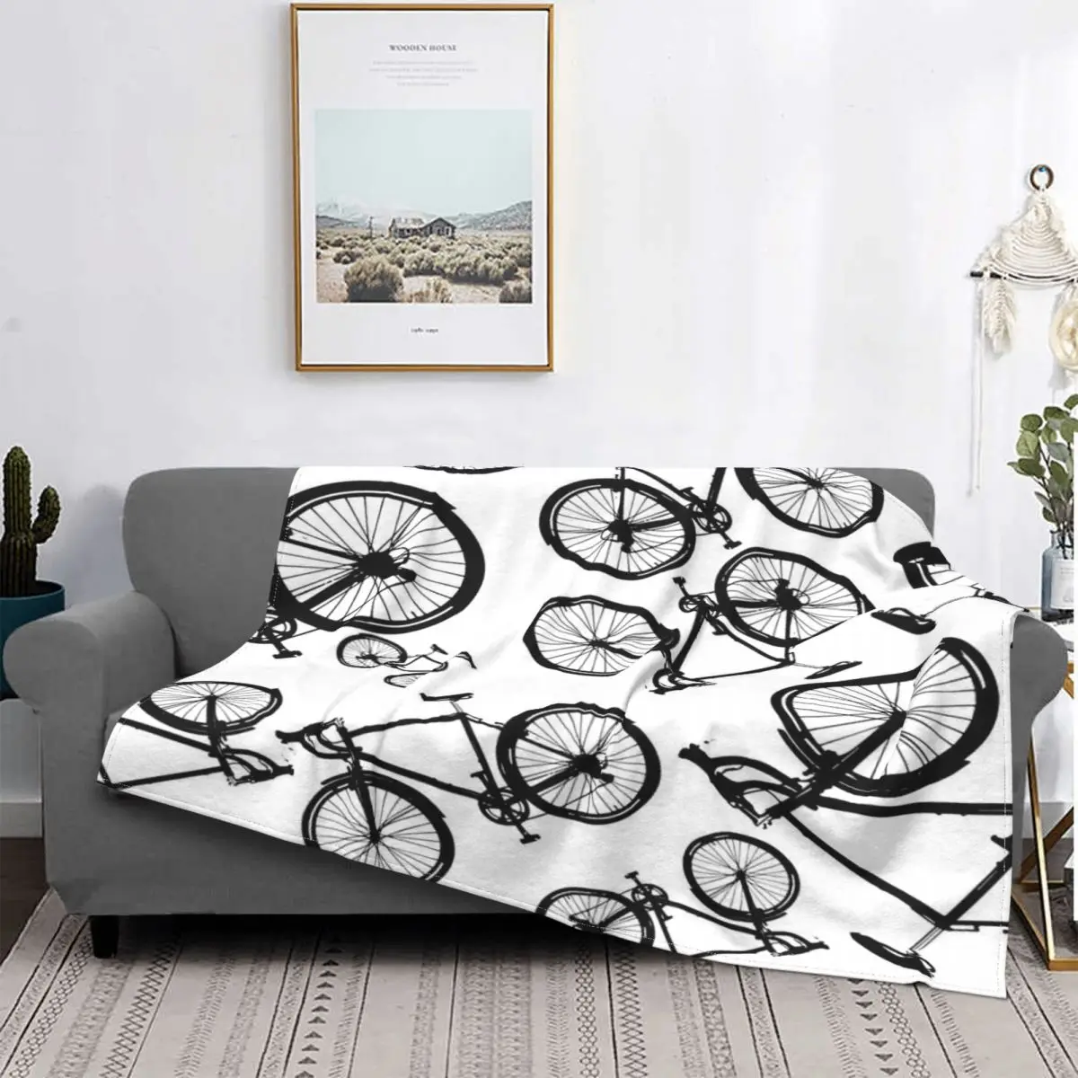 

Велосипеды todo el Time-Manta negra, colcha, cama a cuadros, muselina, manta Thermal mullida a cuadros, alfomбюстгальтер с острова