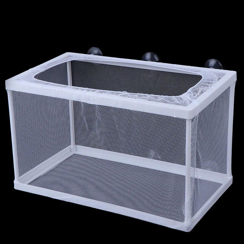 

2Sizes Aquarium Breeding Isolation Mesh Box Net Tank Aquarium Accessory 1PCS Incubator Breeder For Fish