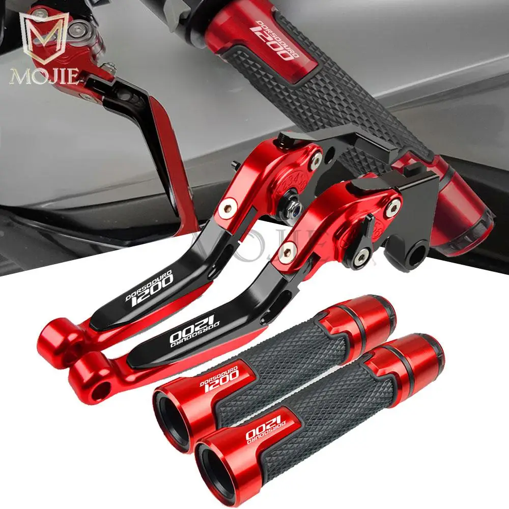 

For APRILIA DORSODURO 1200 2011 2012 2013 2014 2015 Motorcycle CNC Aluminum Adjustable Brake Clutch Levers Handlebar Grips Ends