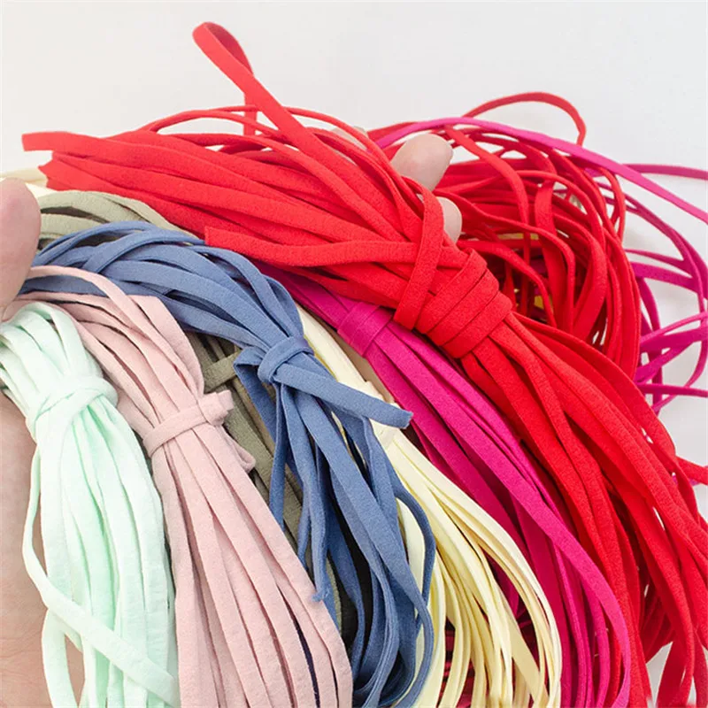 10/20/50y 5MM DIY Mask Elastic Rope Rubber Band Oil Cord Ear Hanging Belt for Protective Clothing Accessories | Дом и сад