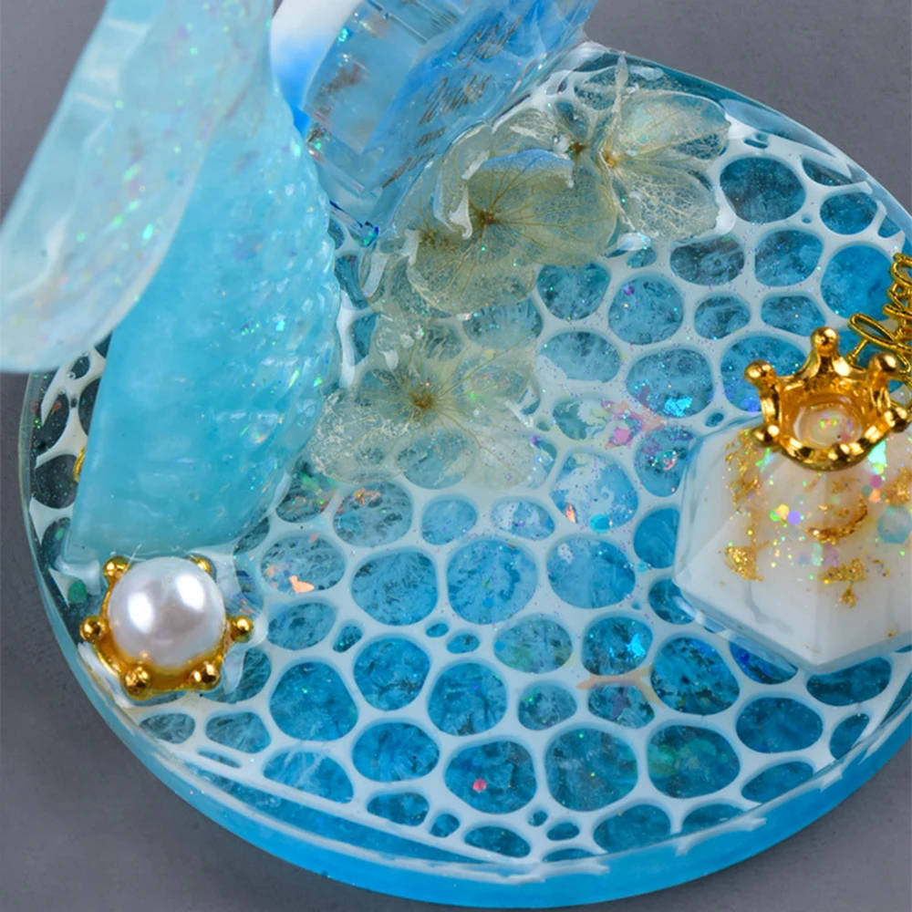 Ручная работа водная волна рябь прессформа эпоксидная смола океанская