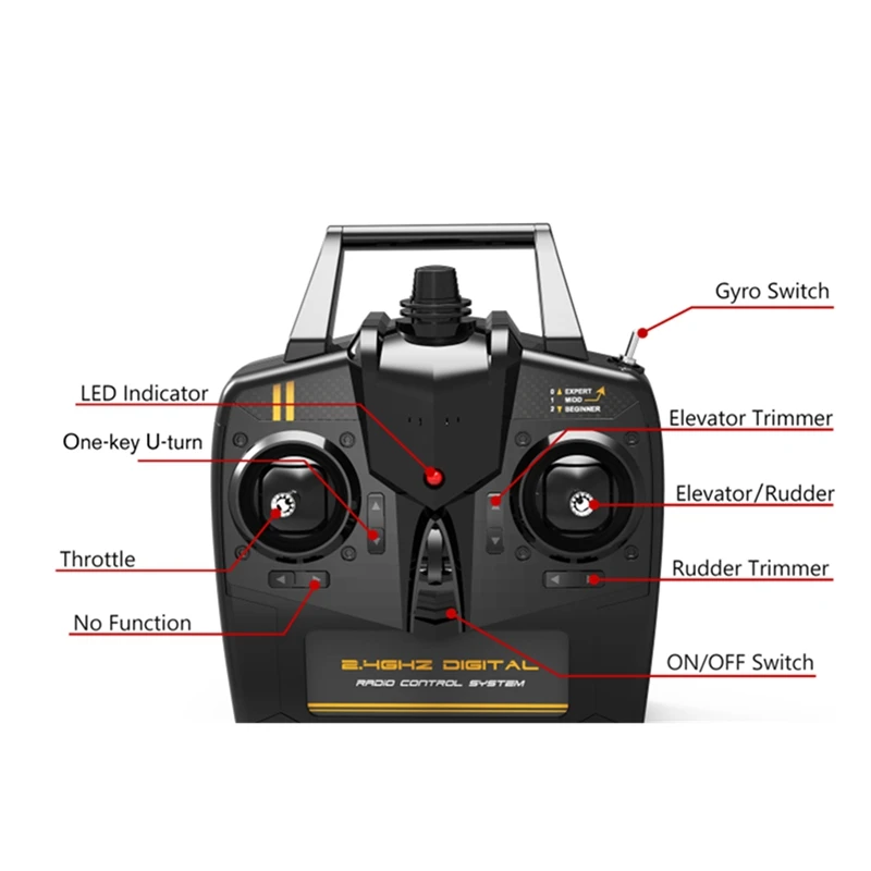 

Eachine F4U 761-8 400mm Wingspan EPP One-key Aerobatic RC Airplane RC Plane with 2.4Ghz 4CH Remote Control